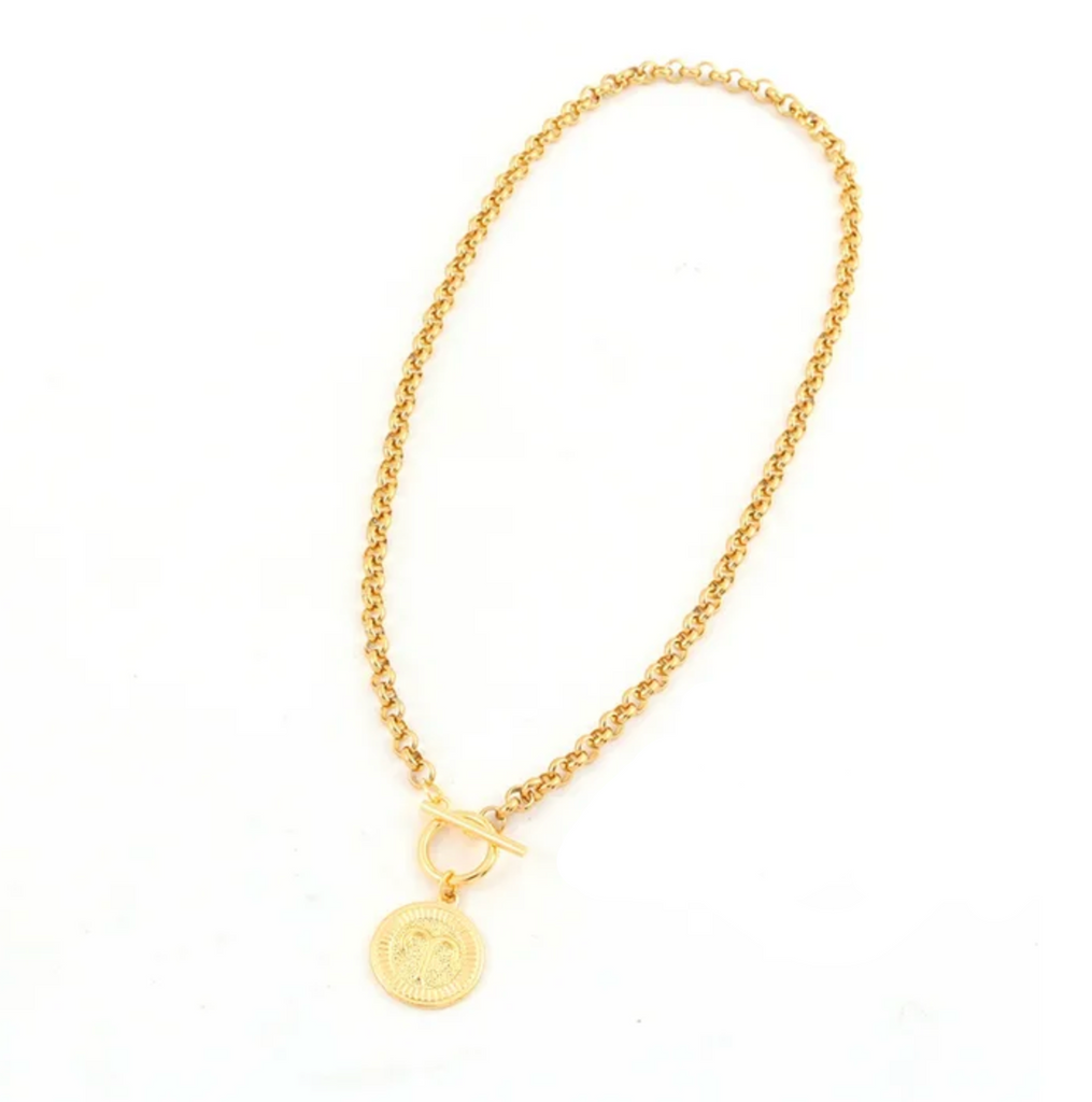 ZODIAC MEDALION NECKALACE 💧