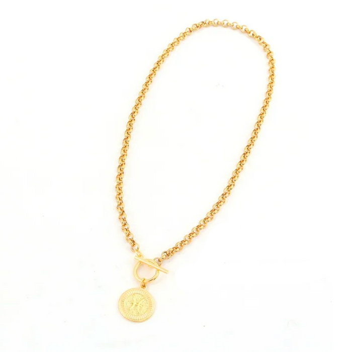 ZODIAC MEDALION NECKALACE 💧