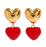 RED HEART EARRINGS 💧