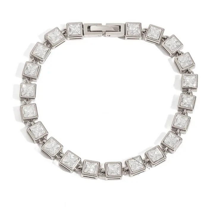 SQUARED TENNIS BRACELET 💧