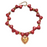 RED HEART BOHO NECKLACE