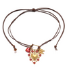 RED HEART BOHO NECKLACE