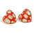 BEDAZZLED RED HEART EARRINGS 💧