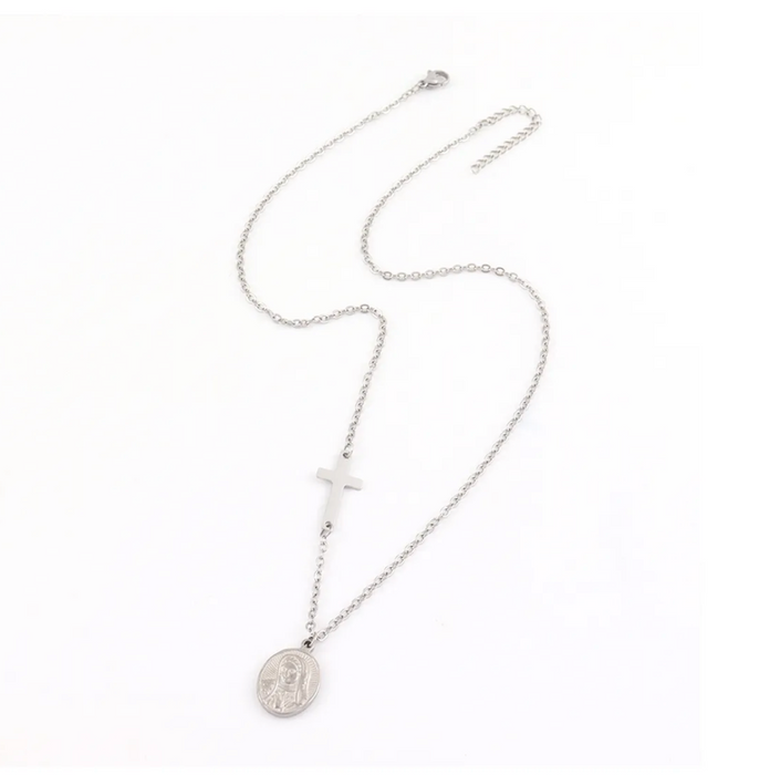 KALAMARIA CROSS NECKLACE 💧