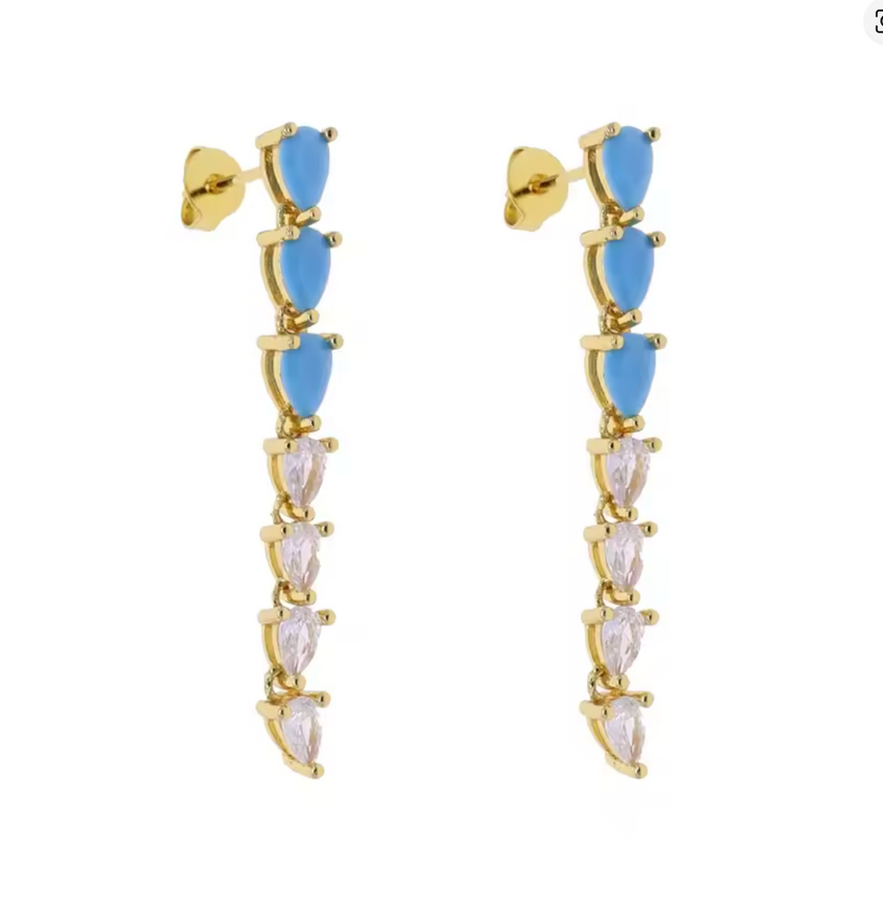TURQUOISE RAIN DROP
