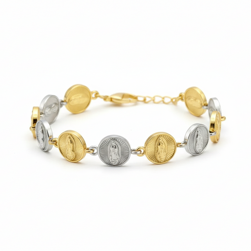 RELIGIOUS COINS BRACELET