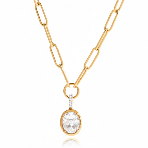 ELIAS PAPER CLIP NECKLACE 💧