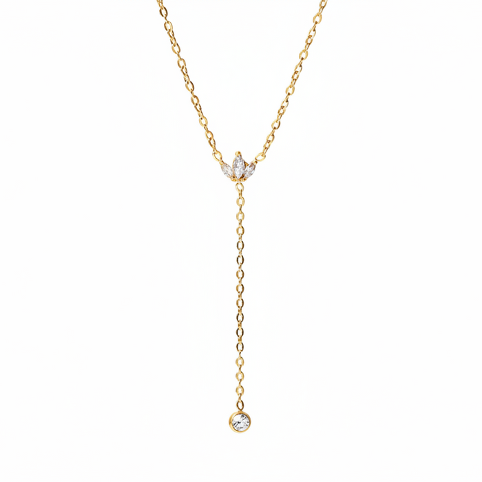 LOTUS LARIAT NECKLACE 💧