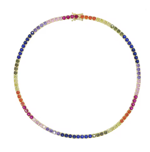 RAINBOW TENNIS NECKLACE 🌈