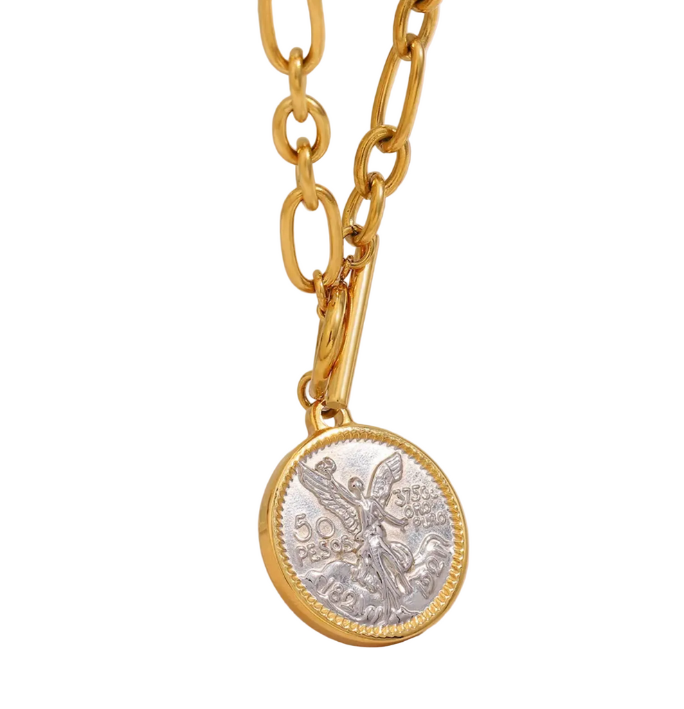 MEXICAN COIN NECKLACE 💧