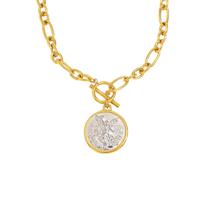 MEXICAN COIN NECKLACE 💧