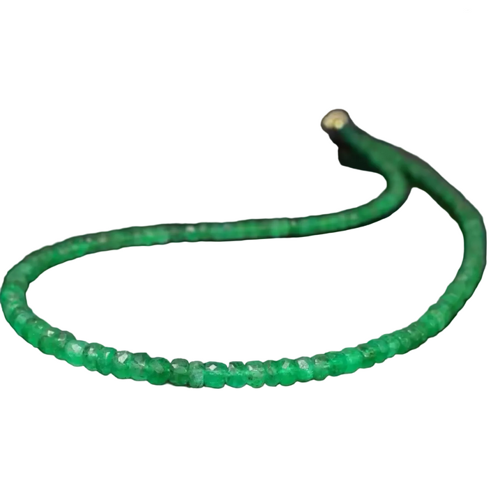 .925 EMERALD NECKALCE