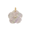 FLOWER NATURAL STONE CHARM