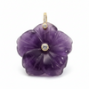 FLOWER NATURAL STONE CHARM
