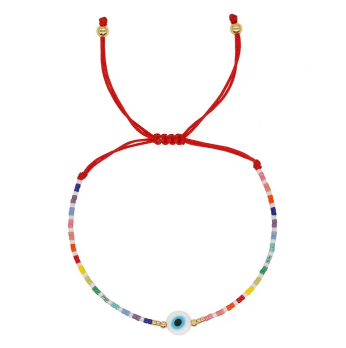 HILO ROJO RAINBOW MATI BRACELET