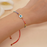 HILO ROJO RAINBOW MATI BRACELET