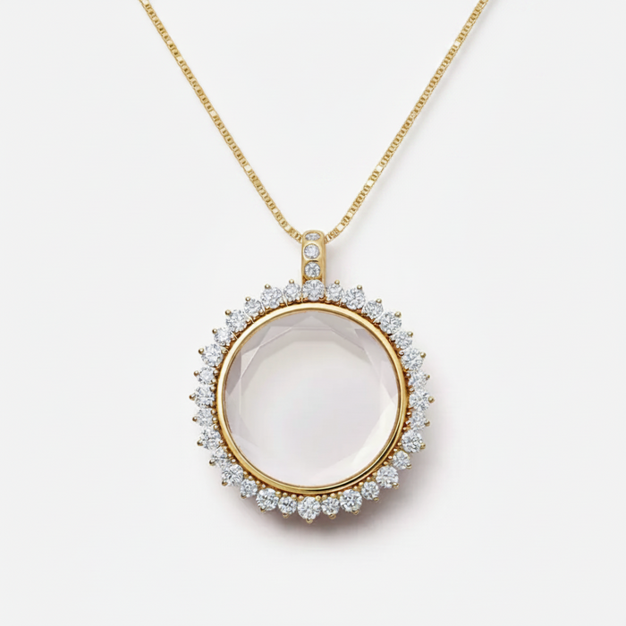 PAVE MEMORY LOCKET
