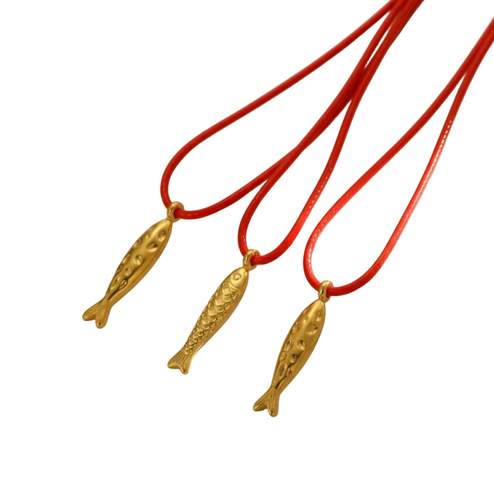 SARDINIA RED STRING NECKLACE 💧