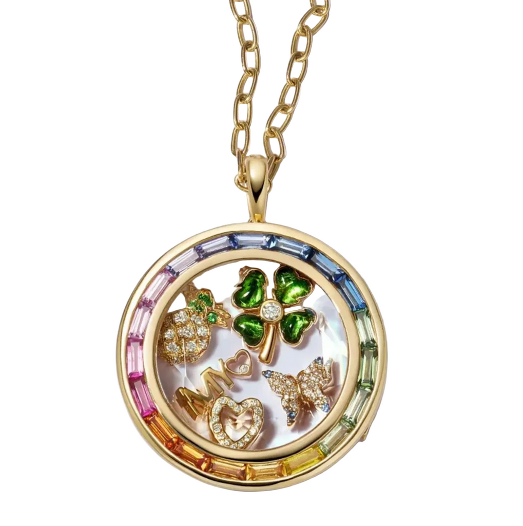 COLORS BAGUETTE MEMORY LOCKET