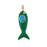 NATURAL STONES SARDINE CHARM