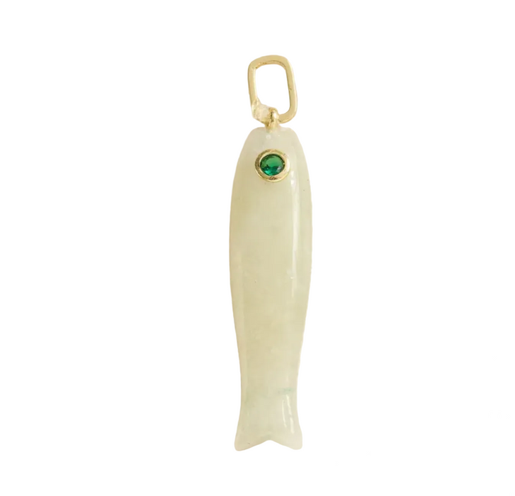 NATURAL STONES MINNOW CHARM