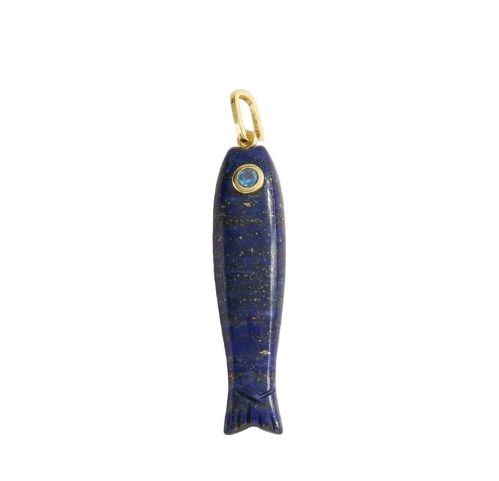 NATURAL STONES MINNOW CHARM