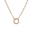 PAPER CLIP HALO NECKLACE