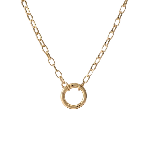 PAPER CLIP HALO NECKLACE