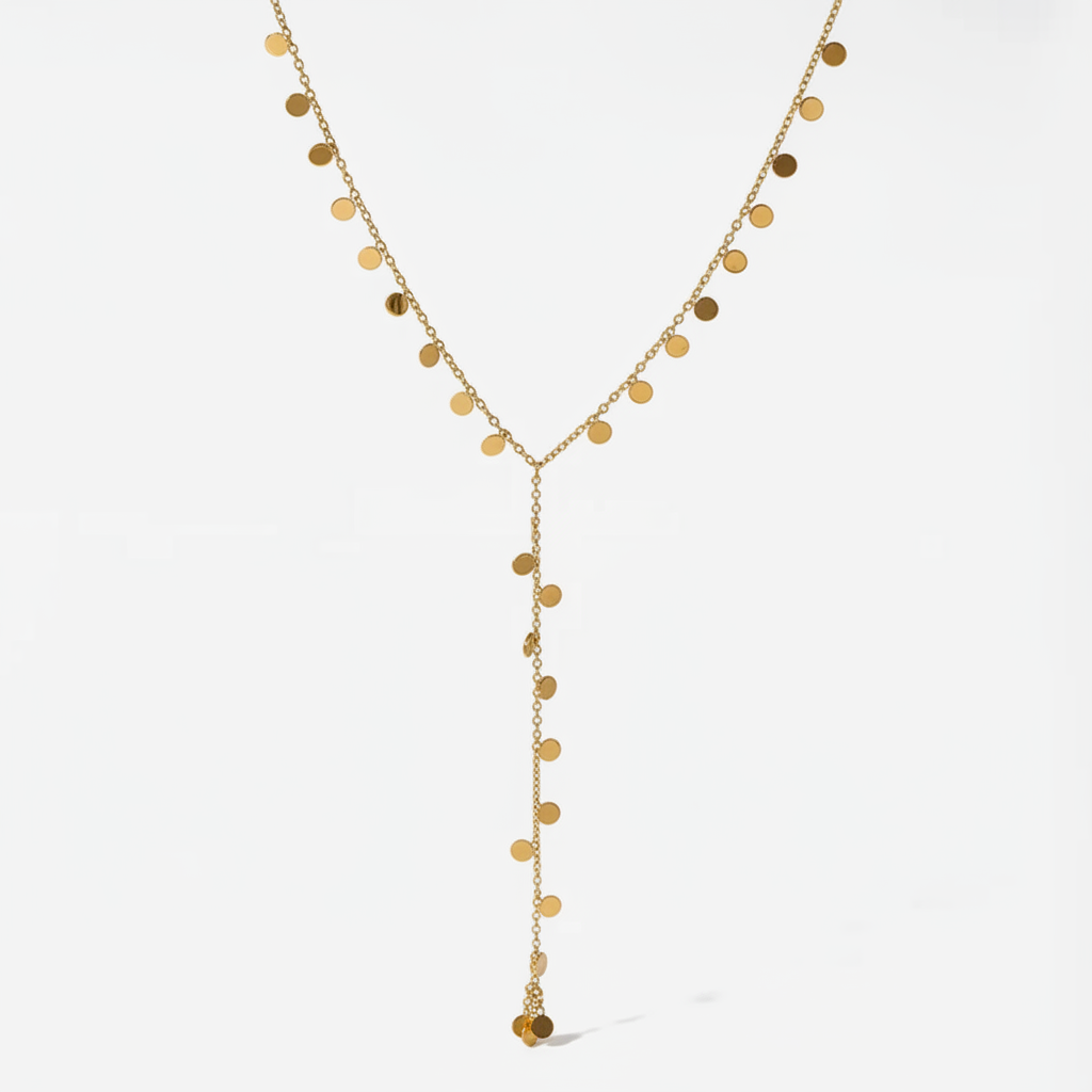 COINS LARIAT NECKLACE 💧