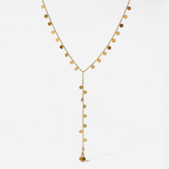 COINS LARIAT NECKLACE 💧