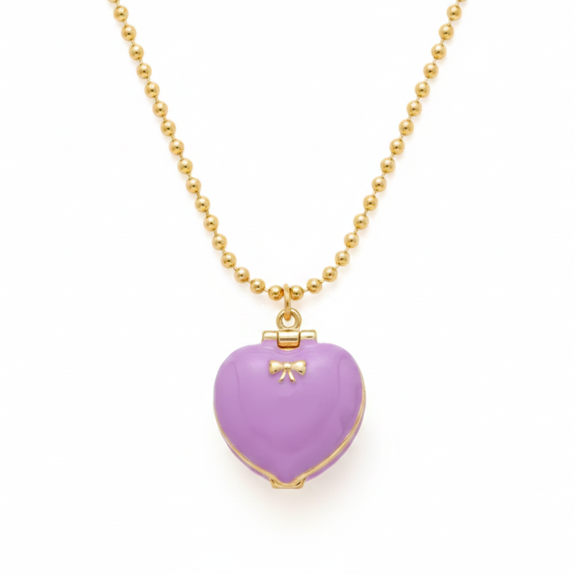 PURPLE POLLY NECKLACE