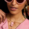 PINK POLLY  NECKLACE