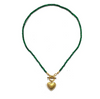 HEART MALACHITE NECKLACE 💧