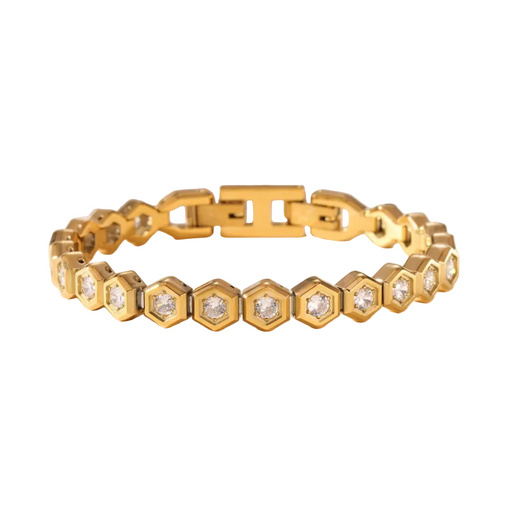 HONEYCOMB TENNIS BRACELET 💧