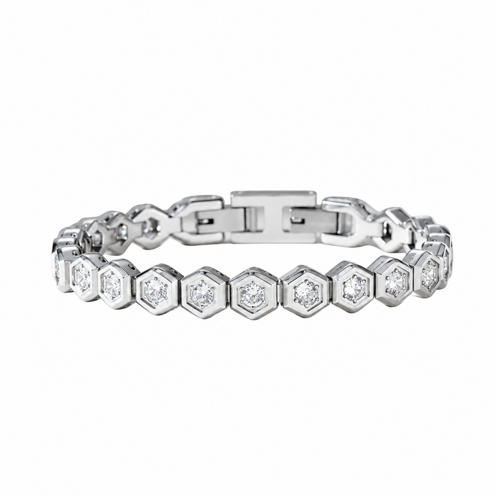 HONEYCOMB TENNIS BRACELET 💧