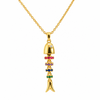VENTRICULATED FISH NECKLACE