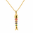 VENTRICULATED FISH NECKLACE