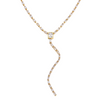 BAGUETTE LARIAT NECKLACE 💧