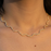 WAVY TENNIS NECKLACE