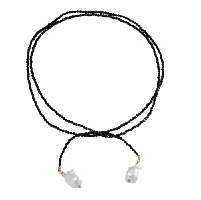 RAVI CRYSTALS PEARL NECKLACE