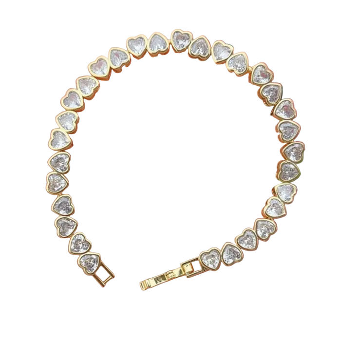 RAINBOW HEART BRACELET