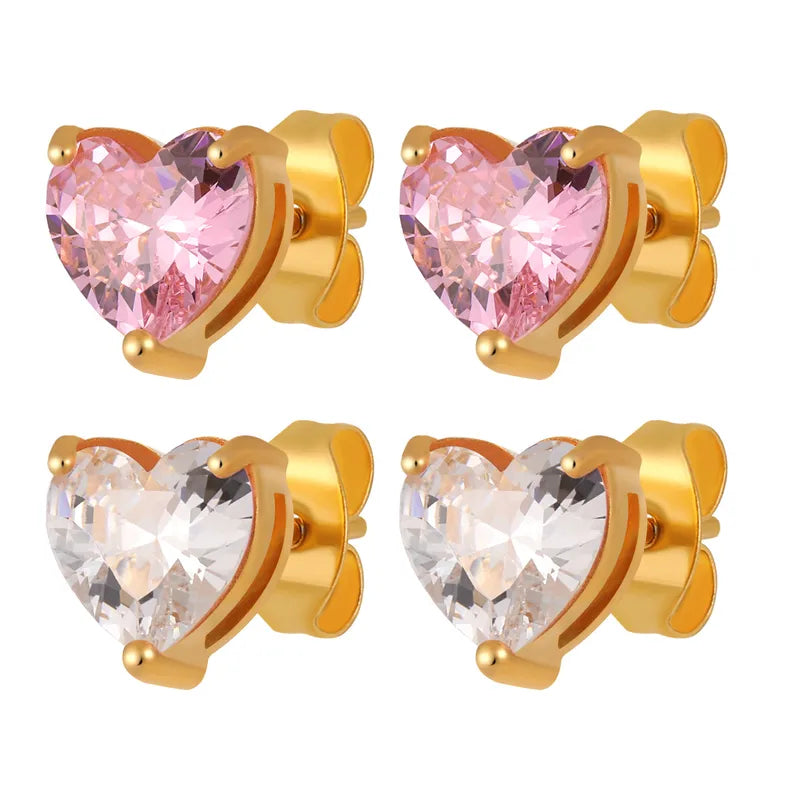 HEART STUD EARRINGS 💧