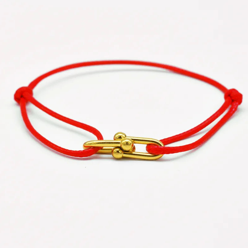 HILO ROJO LOCK BRACELET 💧