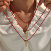 SARDINIA RED STRING NECKLACE 💧