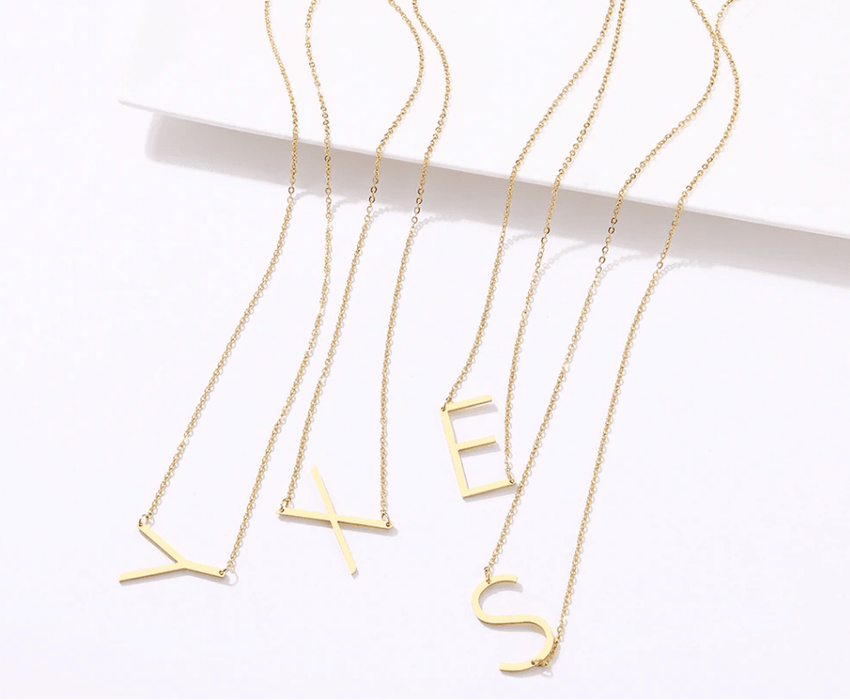 INITIAL NECKLACE NEW ARRIVAL - ATTICA JEWELS