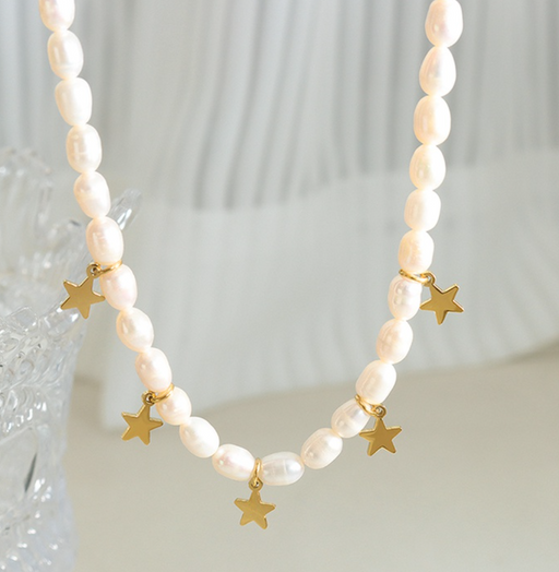 PEARL STAR NECKLACE